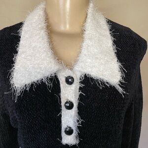 Elegant Black & white Top